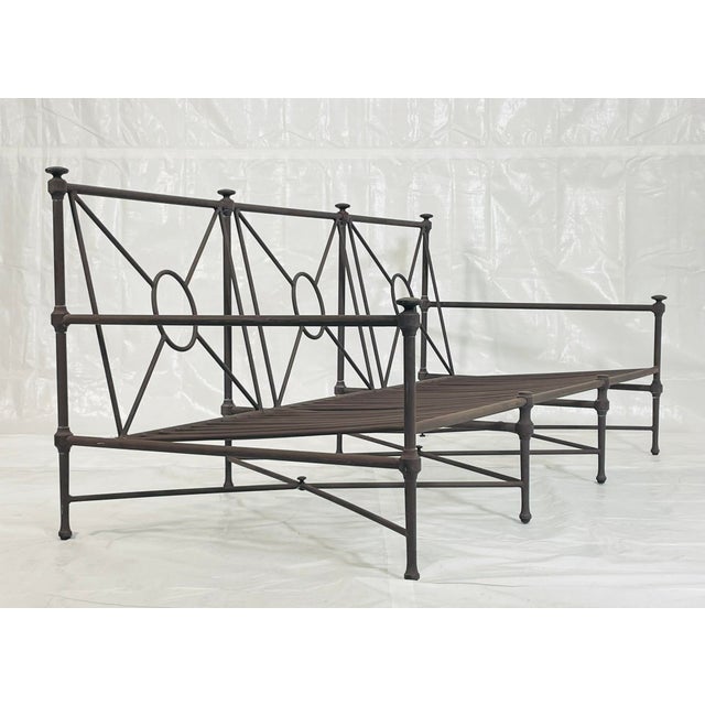 Metal Stunning Aluminum Outdoor Sofa by Restoration Hardware, Modern Seating For Sale - Image 7 of 18