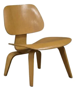 Early LCW Oak Lounge Chair by Charles and Ray Eames for Herman Miller