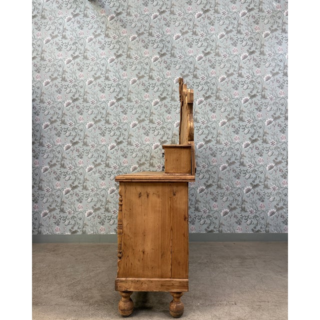 Victorian English 2-Part Buffet For Sale - Image 3 of 18