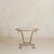 Neoclassical French Gilt Iron Cocktail Table with Églomisé Glass Top, 1940s For Sale - Image 3 of 11