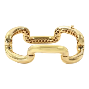 18kt Yellow Gold Tubular Bracelet