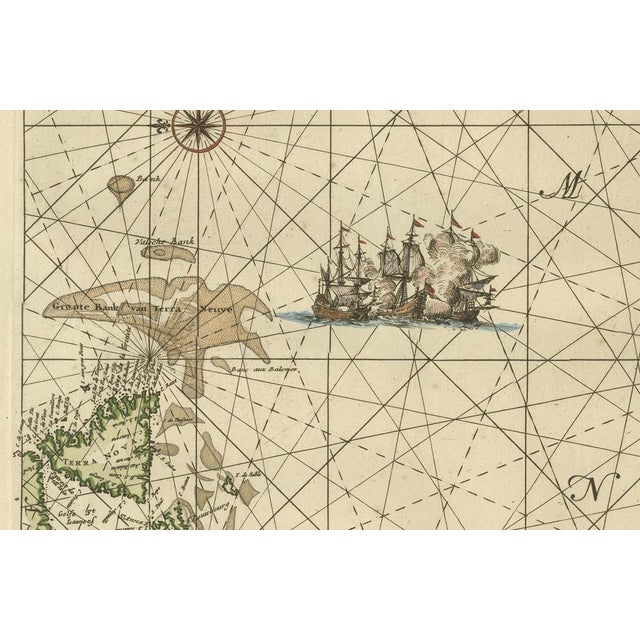 North Atlantic and Caribbean Sea Chart, 1745 For Sale - Image 4 of 7