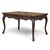 Antique Liegeois Regence Style Carved Oak Parquet Draw Leaf Dining Table For Sale - Image 4 of 18