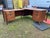 Wood Vintage Mid Century Modern Walnut Corner Desk For Sale - Image 7 of 12