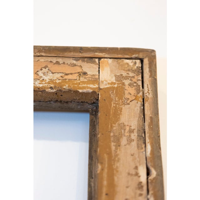 Rustic Italian 18th Century Giltwood Frame with Rustic Character For Sale - Image 3 of 11
