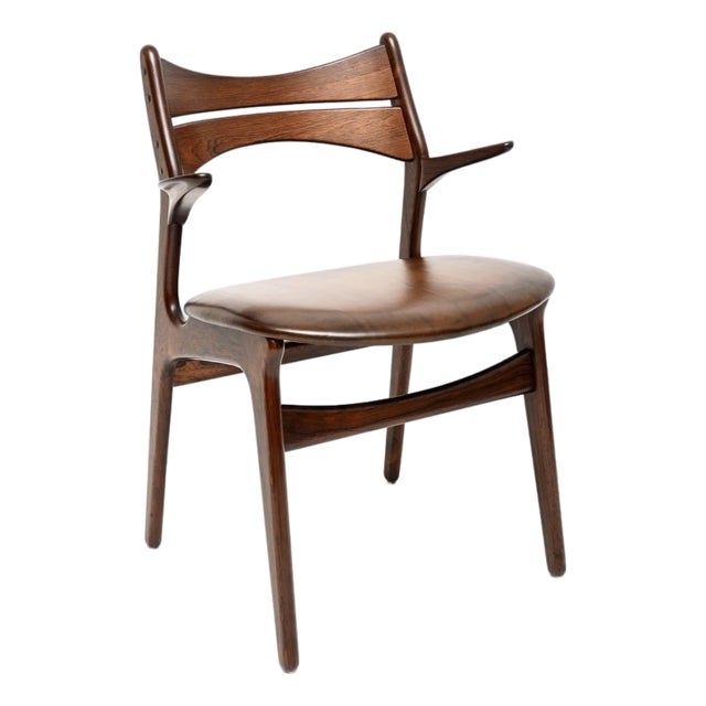 Vintage Danish Carver Armchair by Erik Buch, 1960 For Sale
