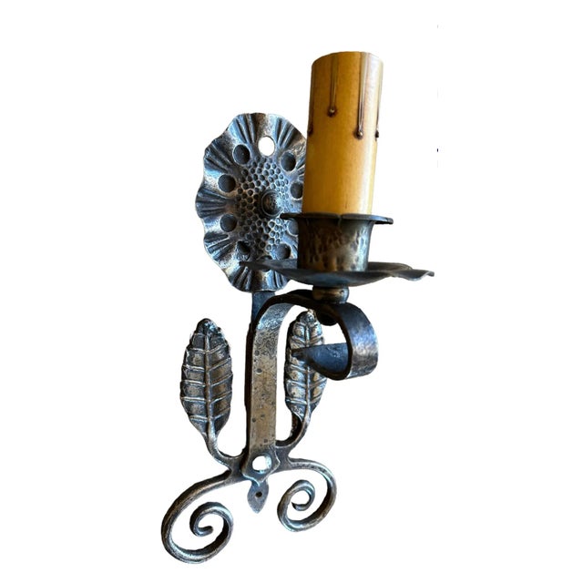 This set of wonderfully crafted wall sconces are reflective of the arts and crafts movement where nature was dominant in...