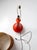 Mid 20th Century Mid-Century Modern Orange Ceramic Table Lamp For Sale - Image 15 of 16