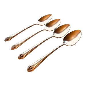 Vintage Holmes & Edwards Silver Plated "Lovely Lady" Pattern Table Spoons- Set of 4