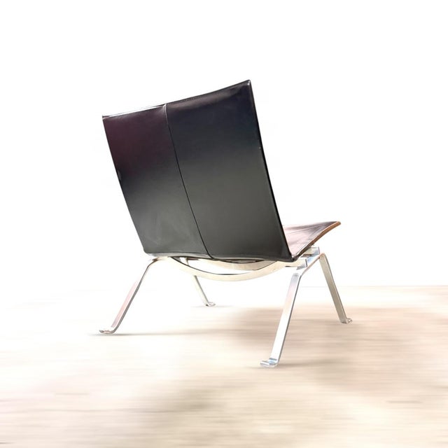 Fritz Hansen PK22 Lounge Chair by Poul Kjærholm for Fritz Hansen, Denmark, 1980s For Sale - Image 4 of 18