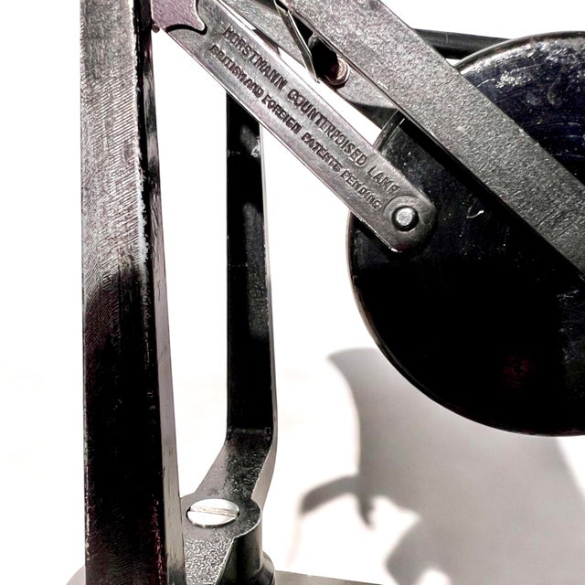 Counterbalance Desk Lamp with Counterweight from Hadrill & Horstmann Ltd., England, 1940s For Sale - Image 10 of 18