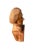 Life-Size Vintage Folk-Art Carved Wood Figurative Bust of Thomas Jefferson at University of Virginia Rotunda Sculpture For Sale - Image 6 of 13