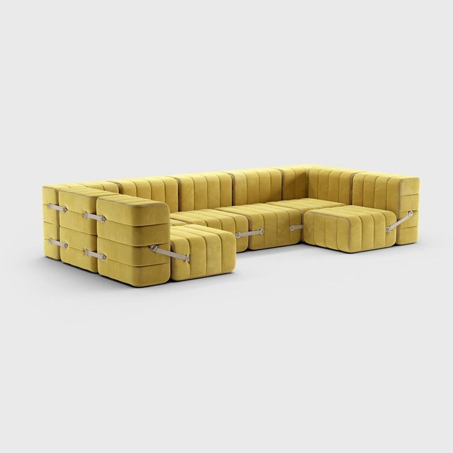 Not Yet Made - Made To Order Flexible U-Sofa from Ambivalenz, Set of 15 For Sale - Image 5 of 5