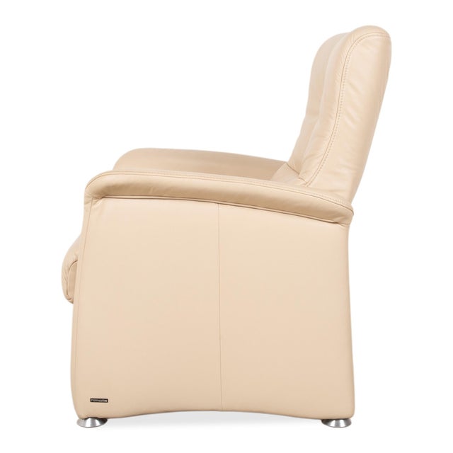 Model 6001 Leather Armchair in Cream from Himolla For Sale - Image 14 of 16