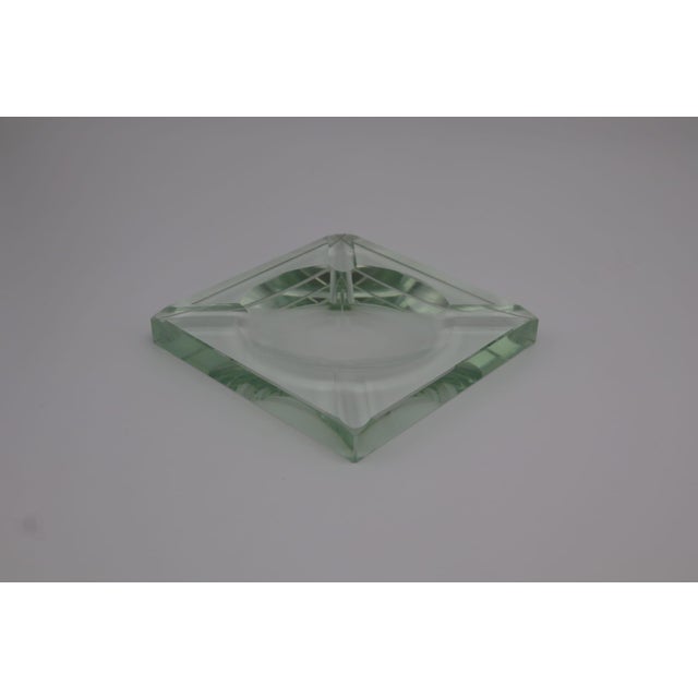 Fontana Arte Mid-Century Italian Glass Ashtray from Fontana Arte, 1940s For Sale - Image 4 of 4