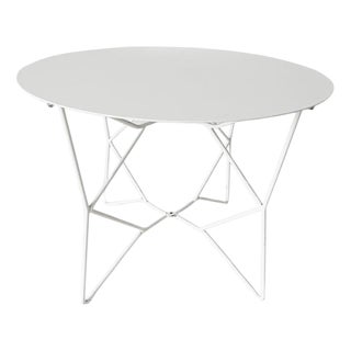 Vintage Coffee Table in White Metal from Zuiver Webframe, 2010s For Sale