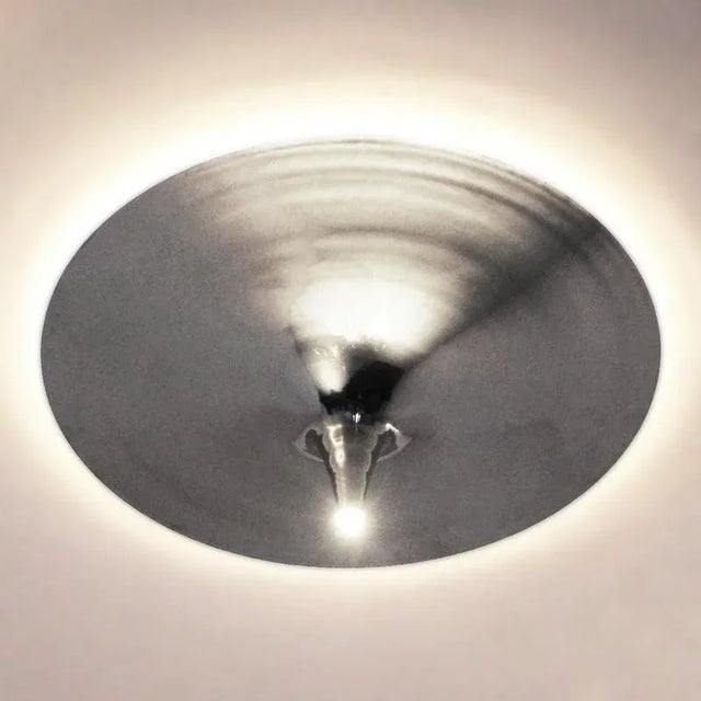 Contemporary Ting Tong Medium Matte Nickel Ceiling Lamp by Jean Pascal Levy-Trumet For Sale - Image 3 of 8