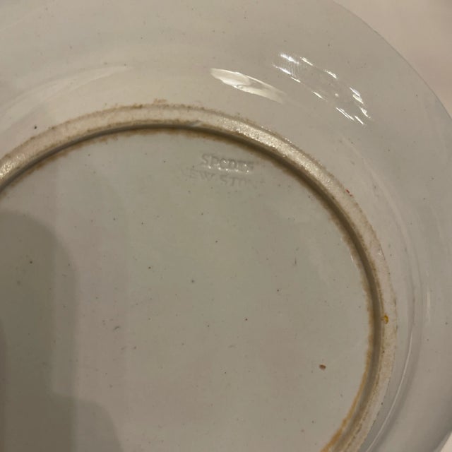 Chinoiserie Chinoiserie Design Spode Plate, 1810-1815 For Sale - Image 3 of 3