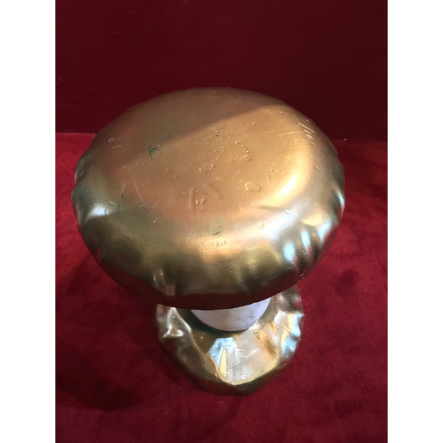 1930s Mushroom Stool Art Deco Cast Iron Hoffman of Pensilvania Seat Chair For Sale - Image 11 of 13