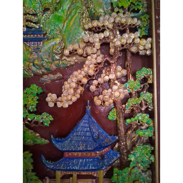 Mid 20th Century Splendidus No. 1: Pagoda Mountain Relief – High-Contrast "New Style" Transformation For Sale - Image 4 of 12