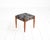 Wood Scandinavian Teak Stool with Padded Seat, 1970s For Sale - Image 7 of 7