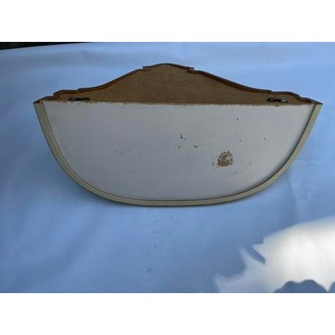 Wood Vintage Faux Wood Wall Shelf For Sale - Image 7 of 9