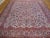 Impressive Red and White Ivory Color With Paisley Patterns Design Antique Kashan Rug For Sale - Image 4 of 4