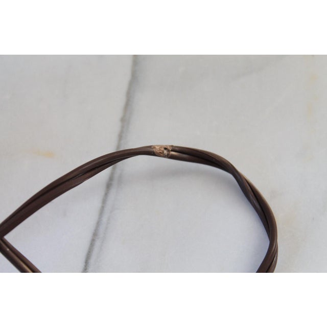 Vintage Asian Style Hand Painted Urn Shape Table Lamp W/ Goat Head Motif For Sale - Image 17 of 18