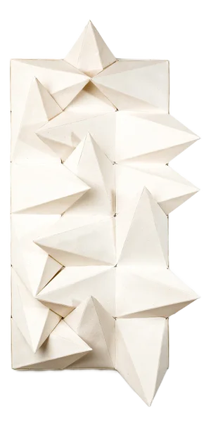 Pyramids No. 2 Wall Sculpture by Sebastiao Lobo