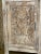 Pair Painted & Distressed Carved Cabinets with Shelf For Sale - Image 6 of 13
