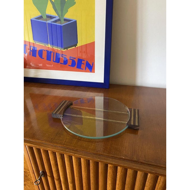 1930s Art Deco Glass Tray, France, 1930s For Sale - Image 5 of 18