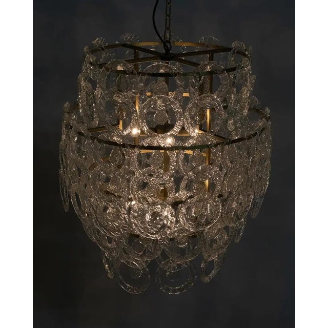 Not Yet Made - Made To Order NOIR Quebec Chandelier, Metal with Brass Finish For Sale - Image 5 of 5