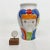 1960s Giovanni DeSimone Italian Colorful Hand-Painted Ceramic Pottery Vase Italy For Sale In San Diego - Image 6 of 10
