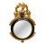 Carvers' Guild Louis XVI Style Giltwood & Ebonized Oval Wall Mirror, Circa 1965 For Sale