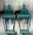 Pair of Vintage Solid Brass Hanging Lanterns. 20”.5 H X 8”.5w X 8”.5 W For Sale - Image 4 of 17