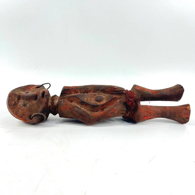 African Early 20th Century Mbaka Wooden Figure For Sale - Image 3 of 7