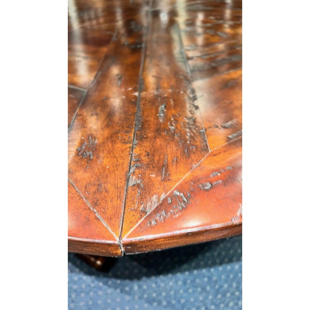 Wood Theodore Alexander 77.5" Castle Bromwich Sylvan II Dining Table (Jupe Table) For Sale - Image 7 of 12