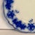 Flow Blue W. H. Grindley & Co England "Clarence" Made in England Plate For Sale - Image 10 of 15