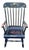 Antique 19th Century Decorated Boston Rocker For Sale