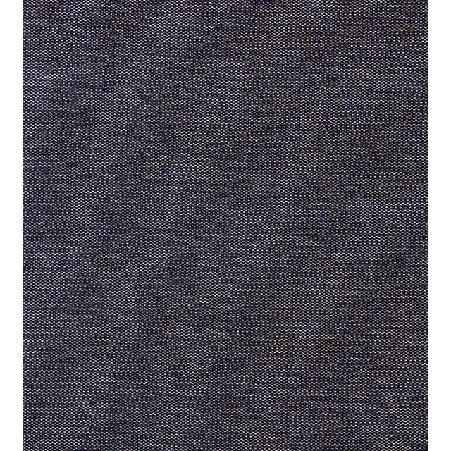 The House of Scalamandré Luna Weave Fabric, Indigo For Sale