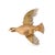 20th Century British 18k Three-Colour Gold Grouse Brooch, 1964 For Sale - Image 6 of 6