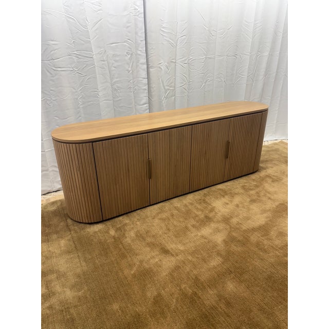 Rh Restoration Hardware Byron 4-Door Media Console – 84” For Sale - Image 14 of 18