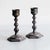 Metal Mid Century Gorham English Style Candlestick Holders - A Pair For Sale - Image 7 of 7