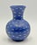 Mexican Emilia Castillo Cobalt Blue Porcelain & Pure Silver Fish Vase, Mexico 1997 For Sale - Image 3 of 11