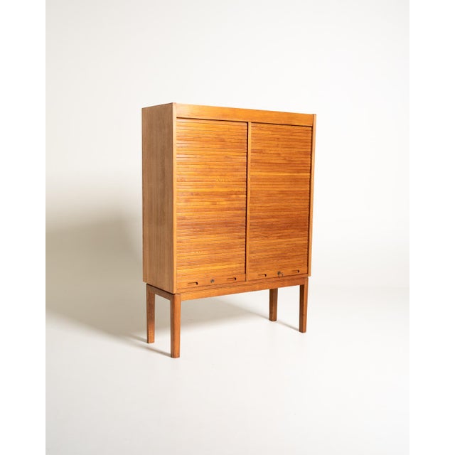 Swedish Oak Filing Cabinet, Early 1900s For Sale - Image 3 of 9