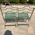 Vintage 1960’s French Green Iron Bistro Folding Garden Chairs - A Pair For Sale In Chicago - Image 6 of 11