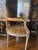 French Vintage Louis XVI Fauteuil Chair For Sale - Image 3 of 8