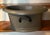 Antique 19th Century French Second Empire Tole Gray Painted Oval Jardiniere Cachepot Planter With Mask Handles For Sale - Image 12 of 18