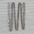 2010s Wheat Chain Necklace 29.75" 1.4mm 14k White Gold For Sale - Image 5 of 6