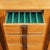 1950s English Brutalist Oak Bar Cabinet Buffet For Sale - Image 9 of 10
